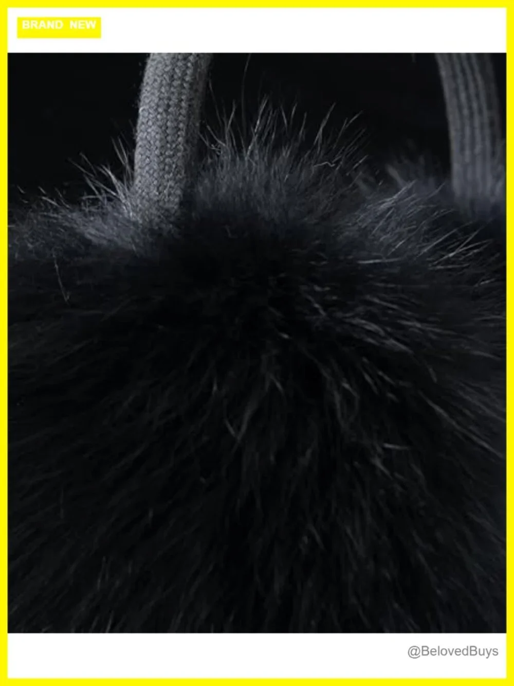 Fluffy Fox Fur Earmuffs with Adjustable Headband